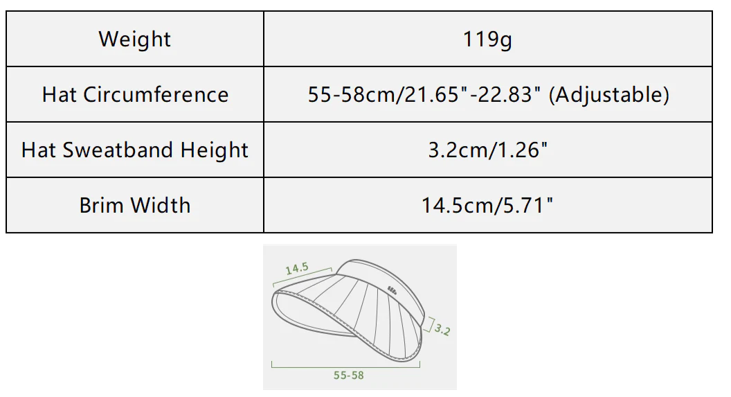 Beneunder BM56124 Bouffancy - Women's Sun Visor Hat Upf50+ - Image 12