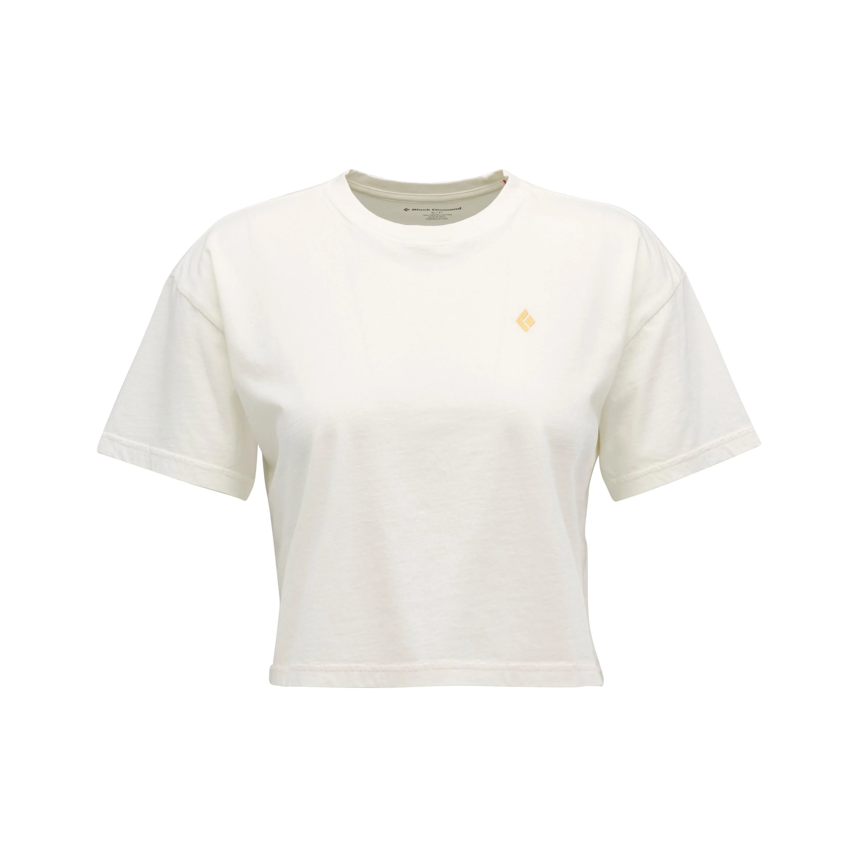 Black Diamond Women's Diamond Crop Short Sleeve Tee - Image 2