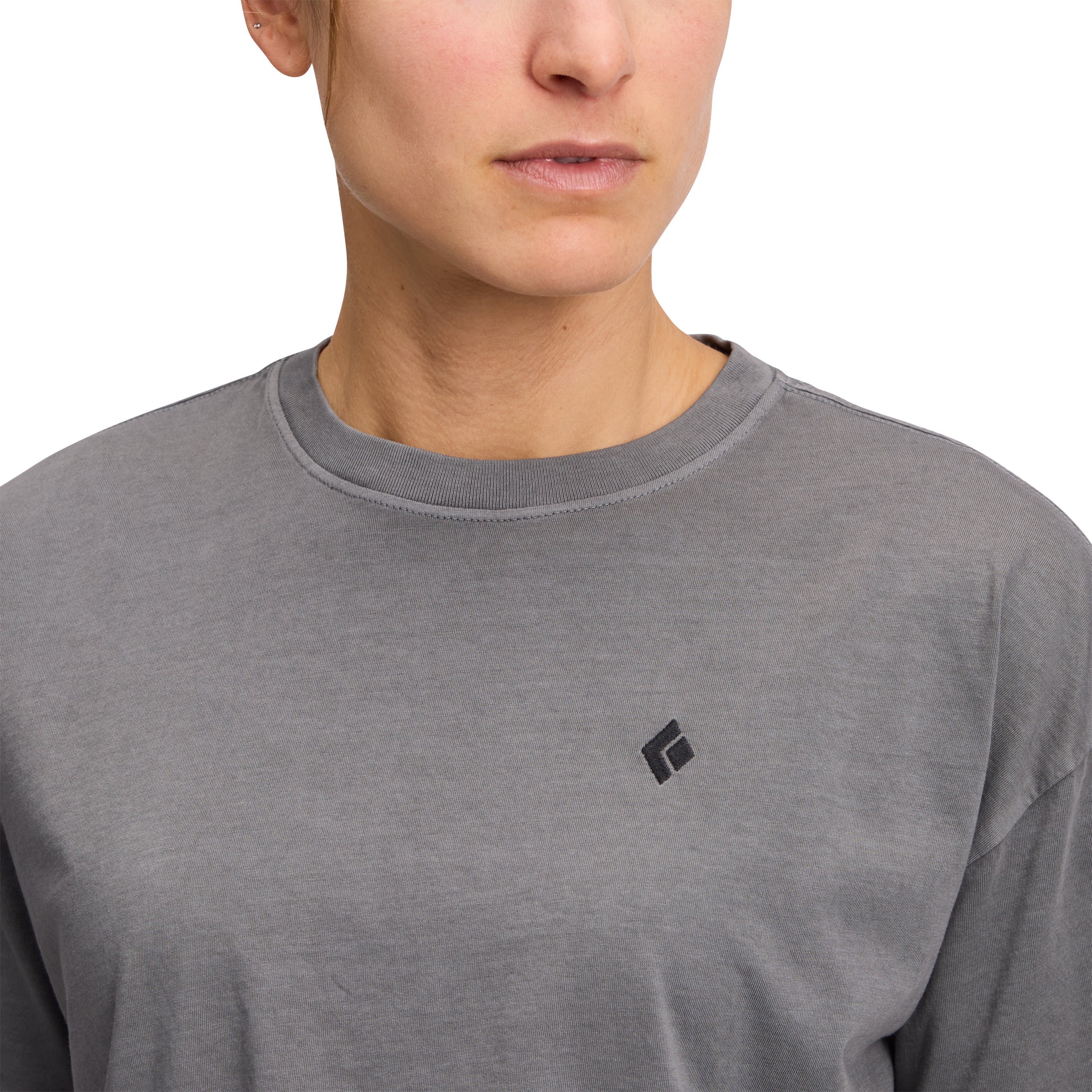Black Diamond Women's Diamond Crop Short Sleeve Tee - Image 7