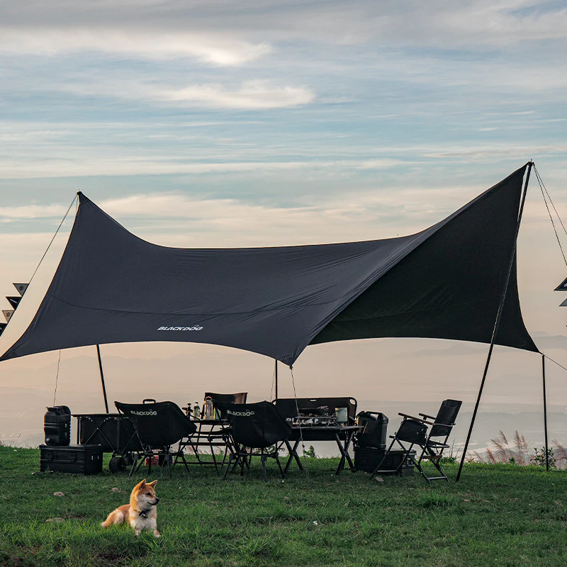 Black Dog Full Black Tarp for Outdoor Use Durable and Weather-Resistant Cover - Image 8