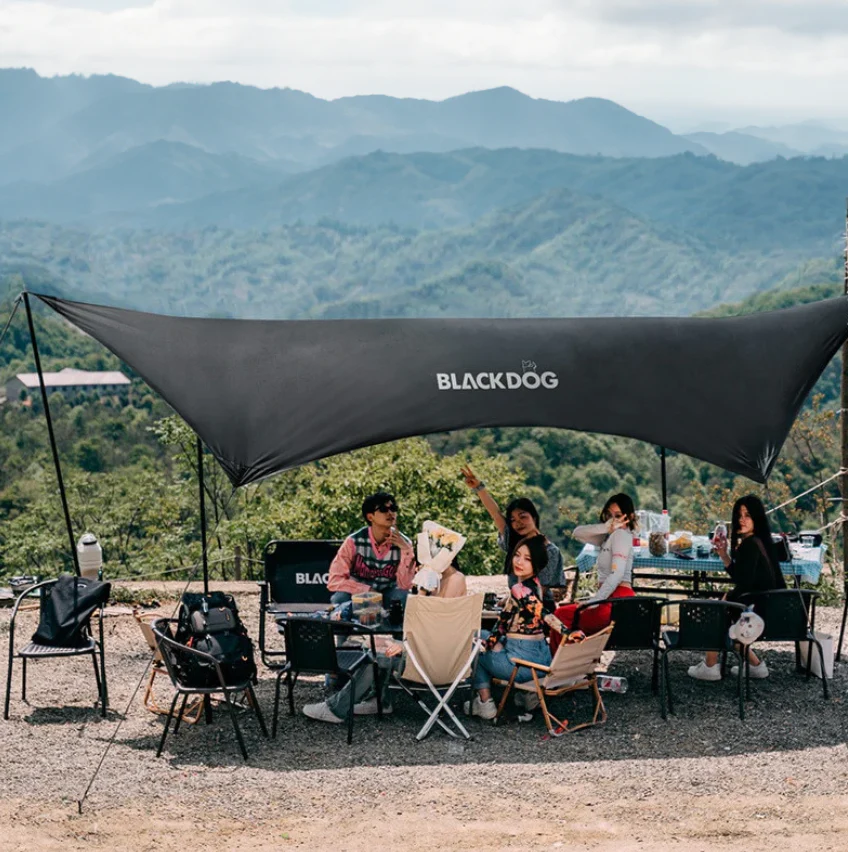 Black Dog Full Black Tarp for Outdoor Use Durable and Weather-Resistant Cover - Image 9