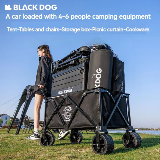 Black Dog Shanying Pro 4-Way Collapsible Camping Wagon - Image 3