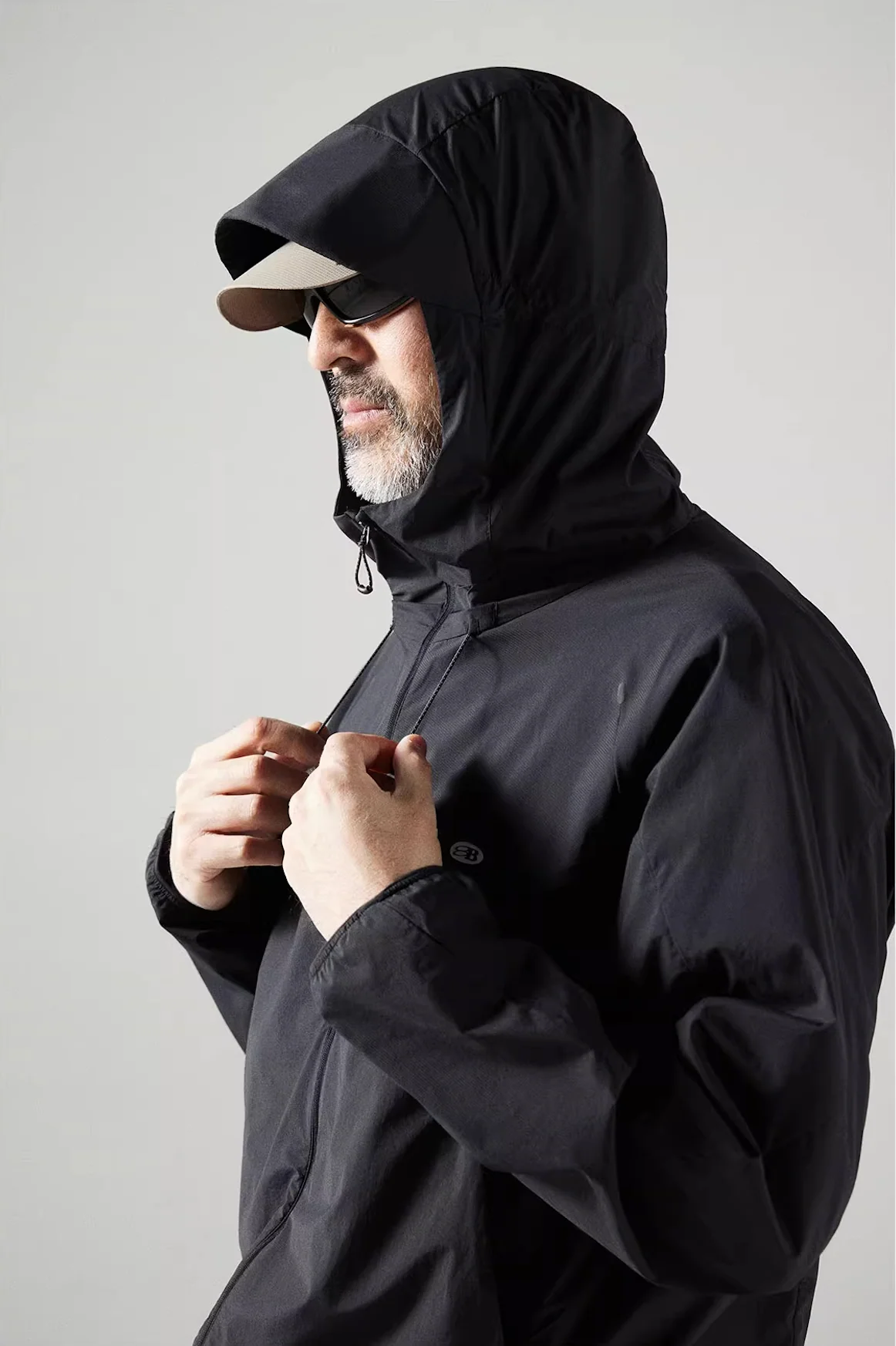 Blue Basic Hooded Sun Protection Jacket - Image 10