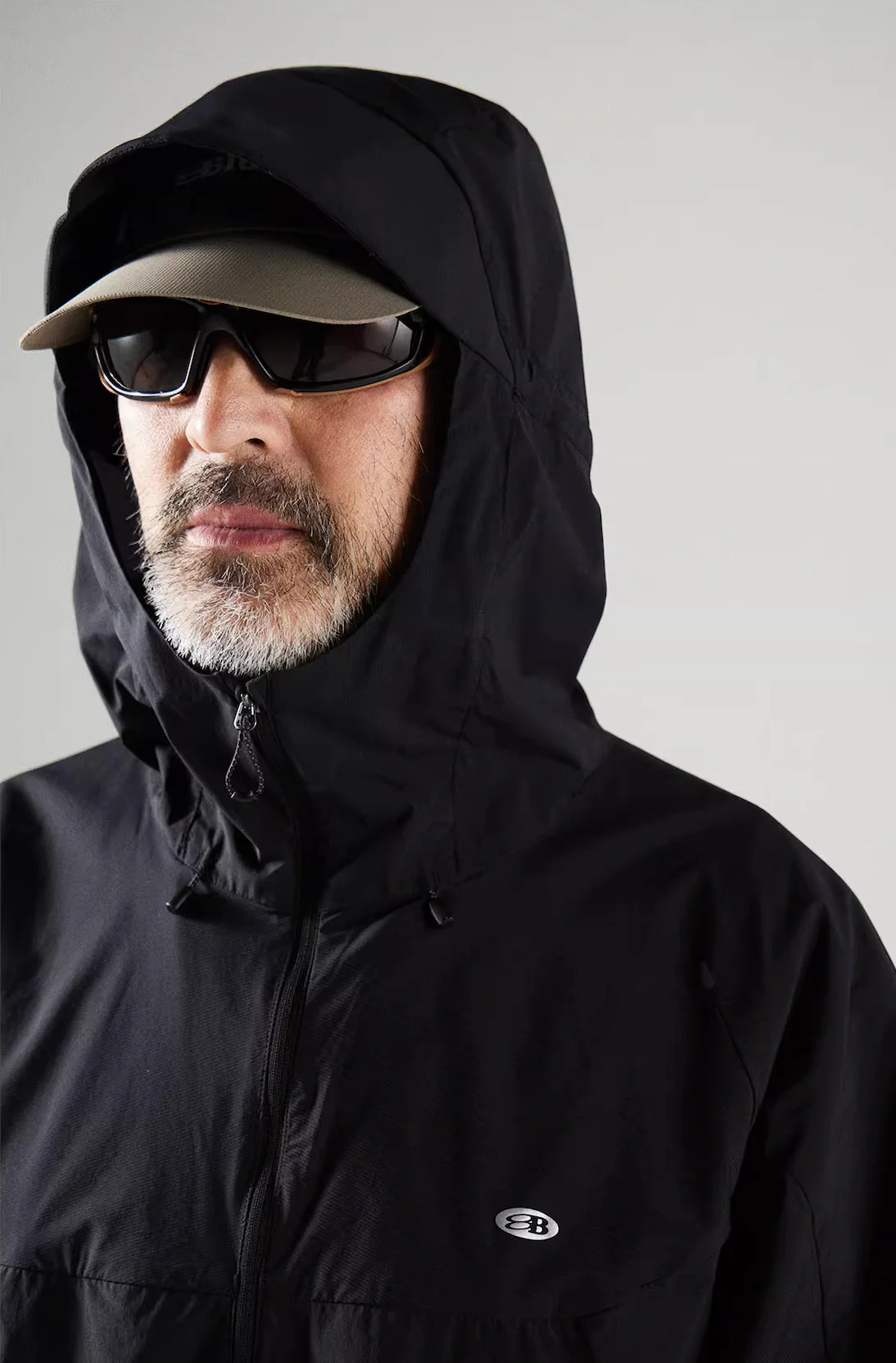 Blue Basic Hooded Sun Protection Jacket - Image 6