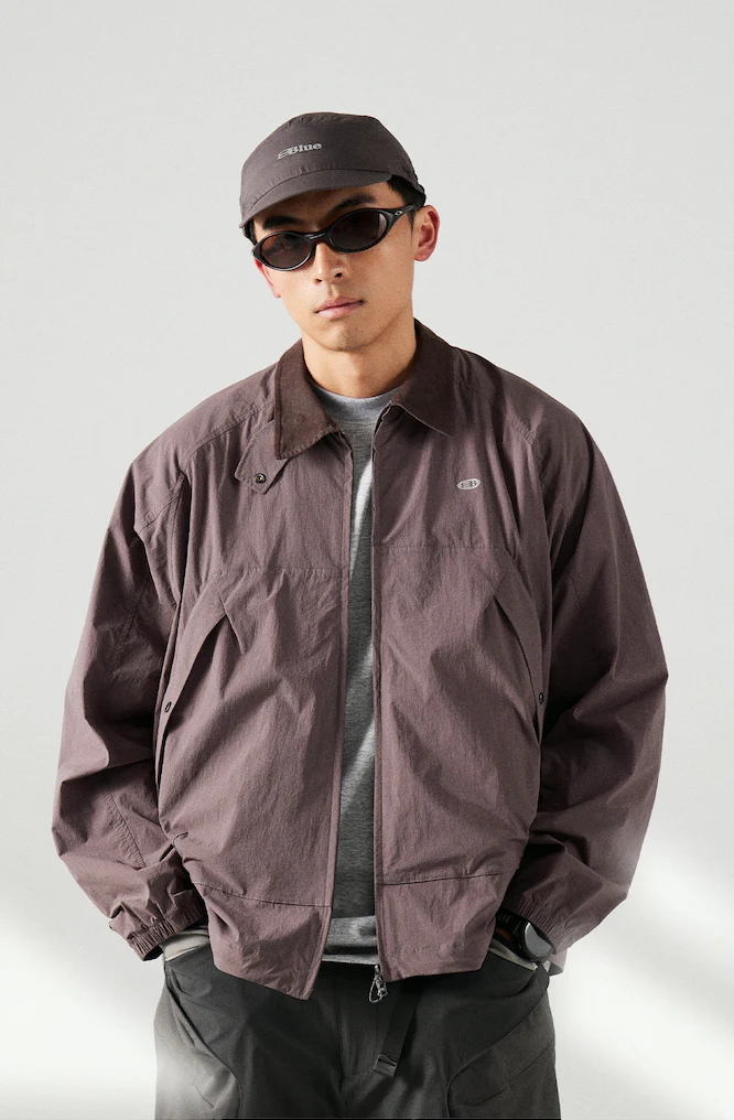 Blue Large Pocket Lapel Jacket - Image 3