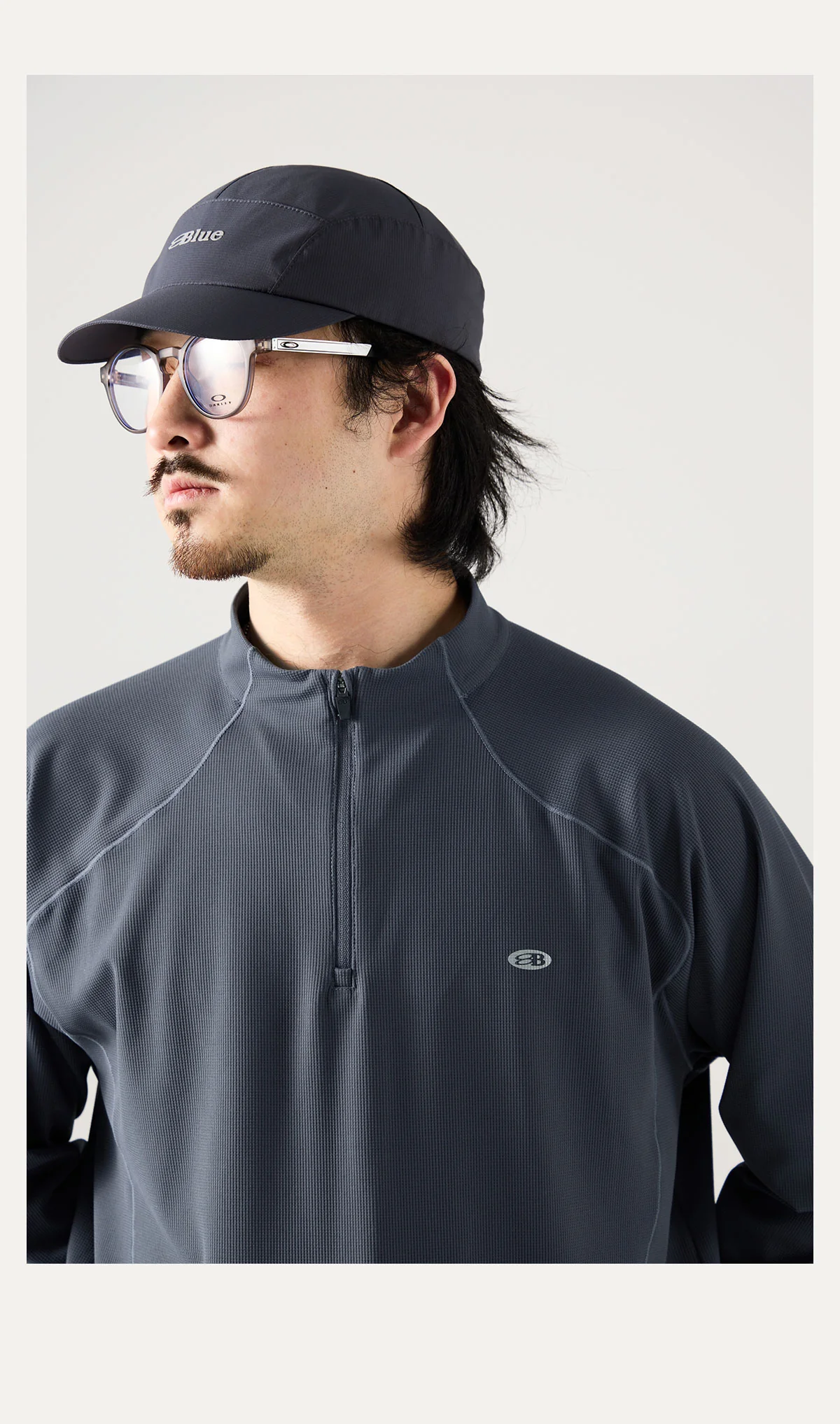 Blue Monte Stand-Up Collar Waffle Men's Training Long Sleeve T-Shirt - Image 13
