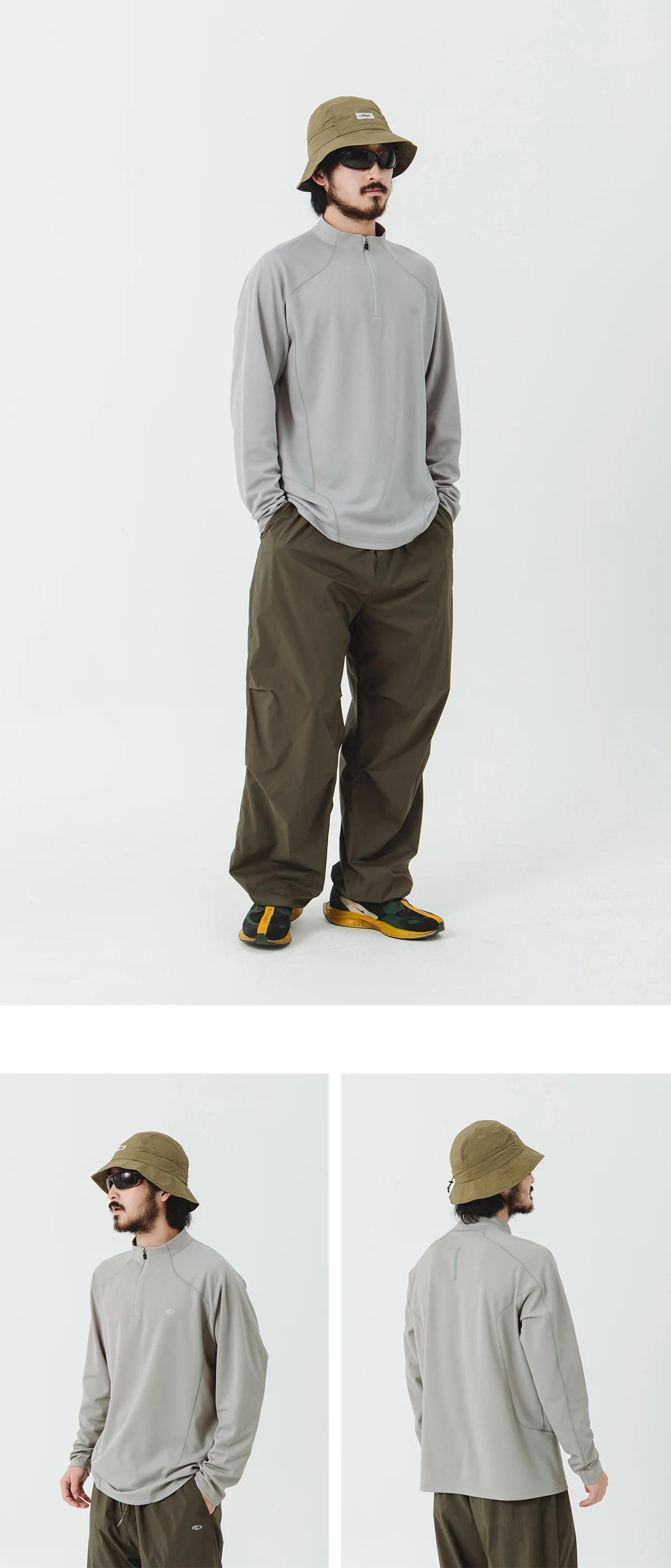 Blue Quick-Drying Training Long Sleeve T-shirt - Image 11