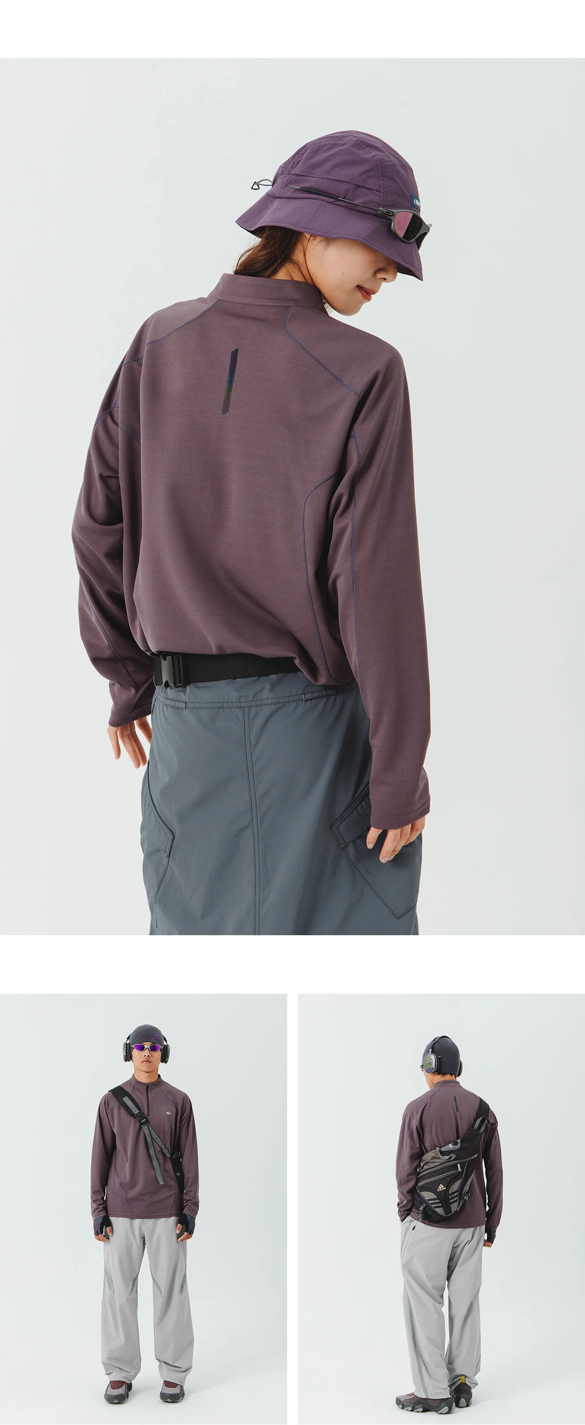 Blue Quick-Drying Training Long Sleeve T-shirt - Image 5