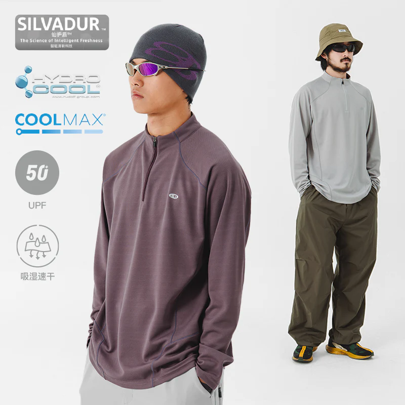 Blue Quick-Drying Training Long Sleeve T-shirt - Image 9