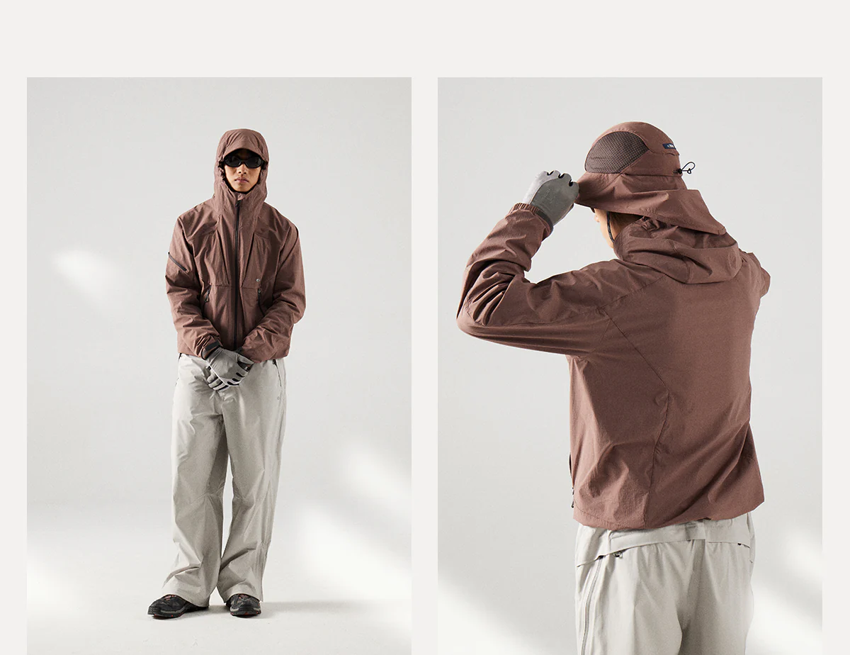 Blue Structured Soft-Shell Hooded Jacket - Image 13