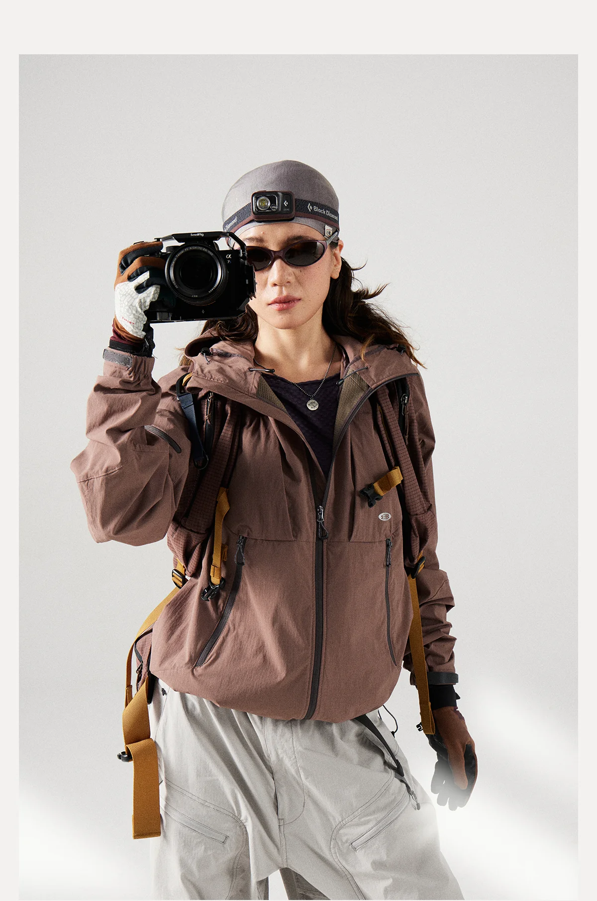 Blue Structured Soft-Shell Hooded Jacket - Image 16