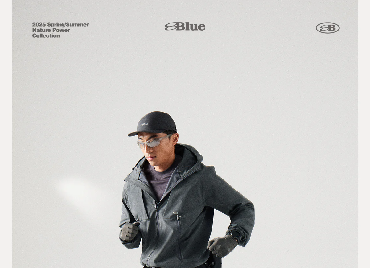 Blue Structured Soft-Shell Hooded Jacket - Image 20