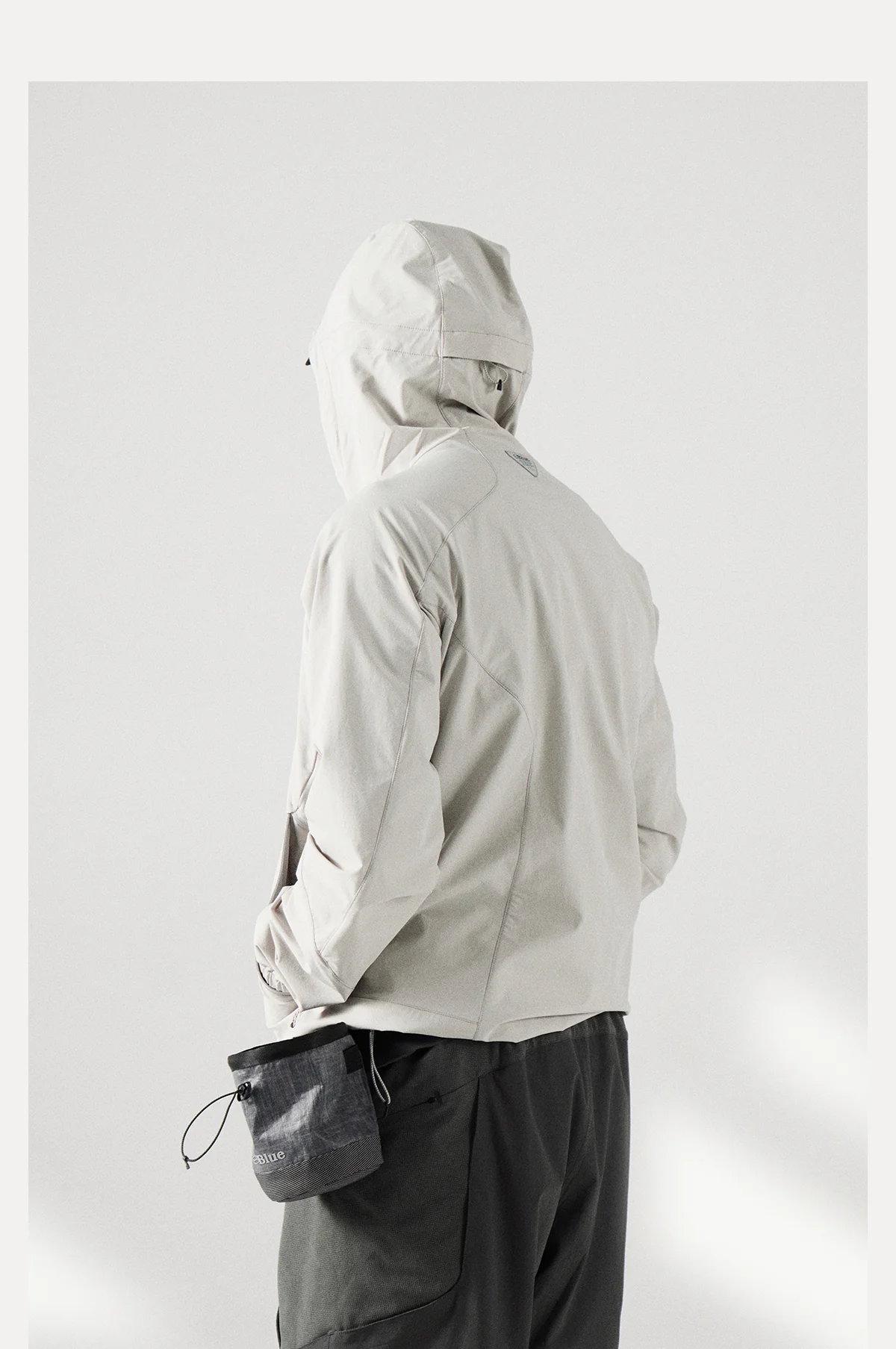 Blue Structured Soft-Shell Hooded Jacket - Image 6