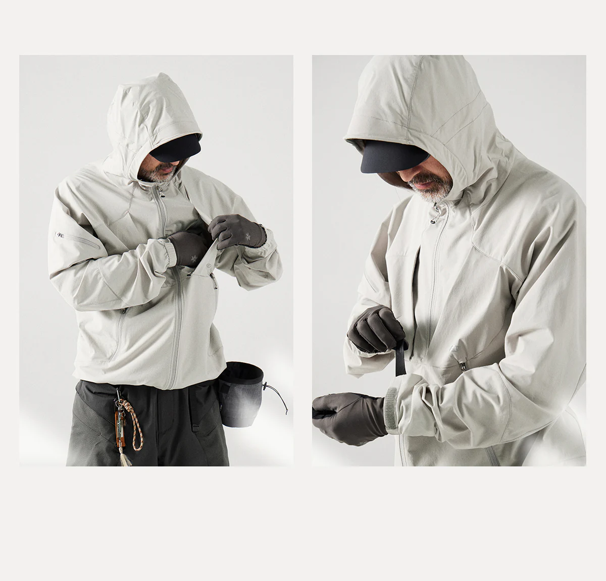 Blue Structured Soft-Shell Hooded Jacket - Image 7