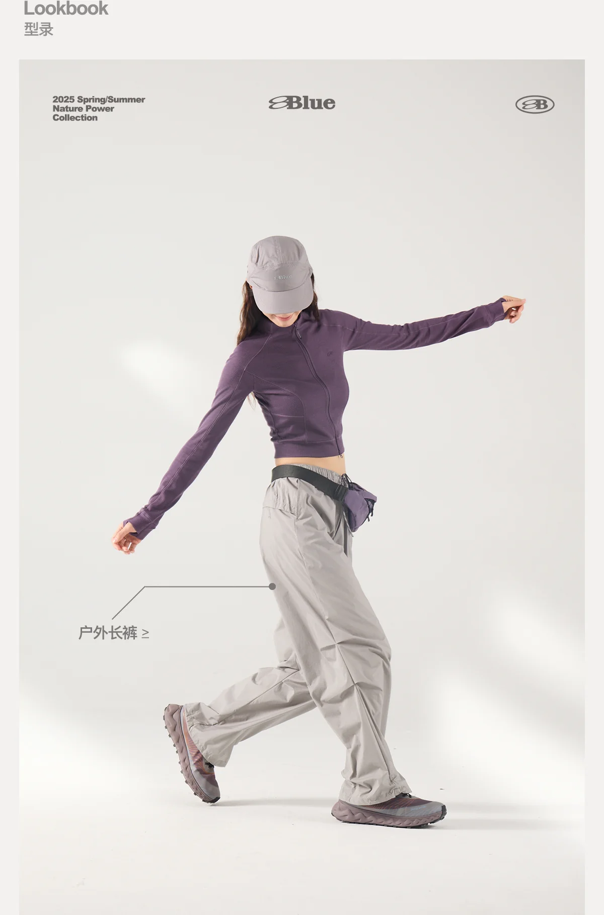 Blue Wool Waffle-Knit Women's Shirt - Image 4