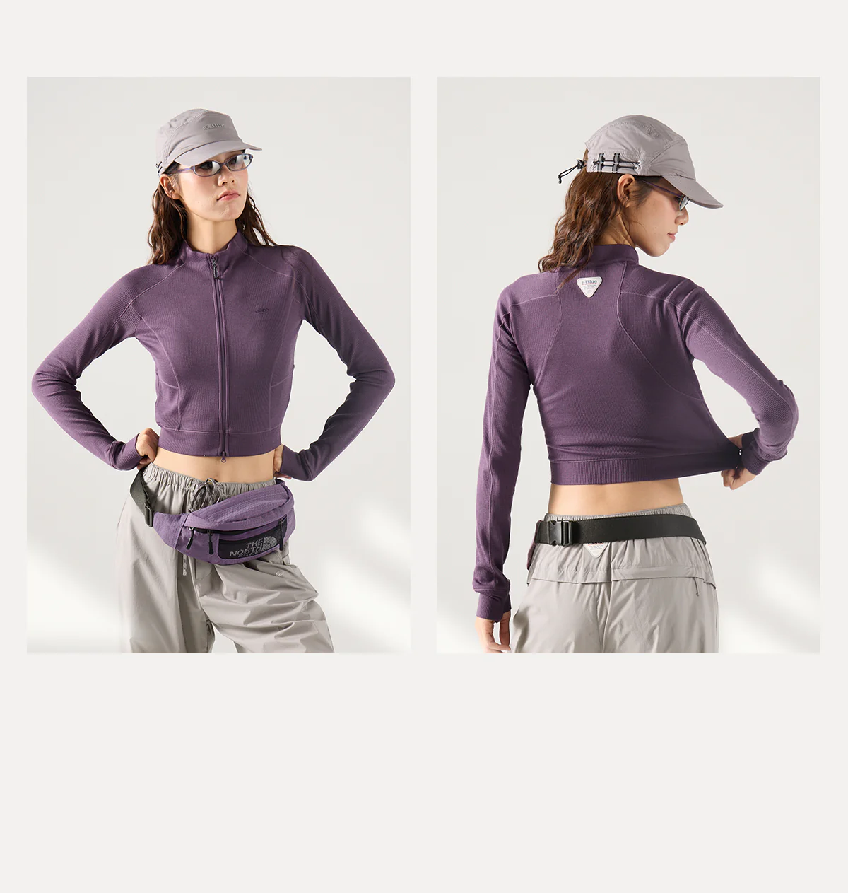Blue Wool Waffle-Knit Women's Shirt - Image 6