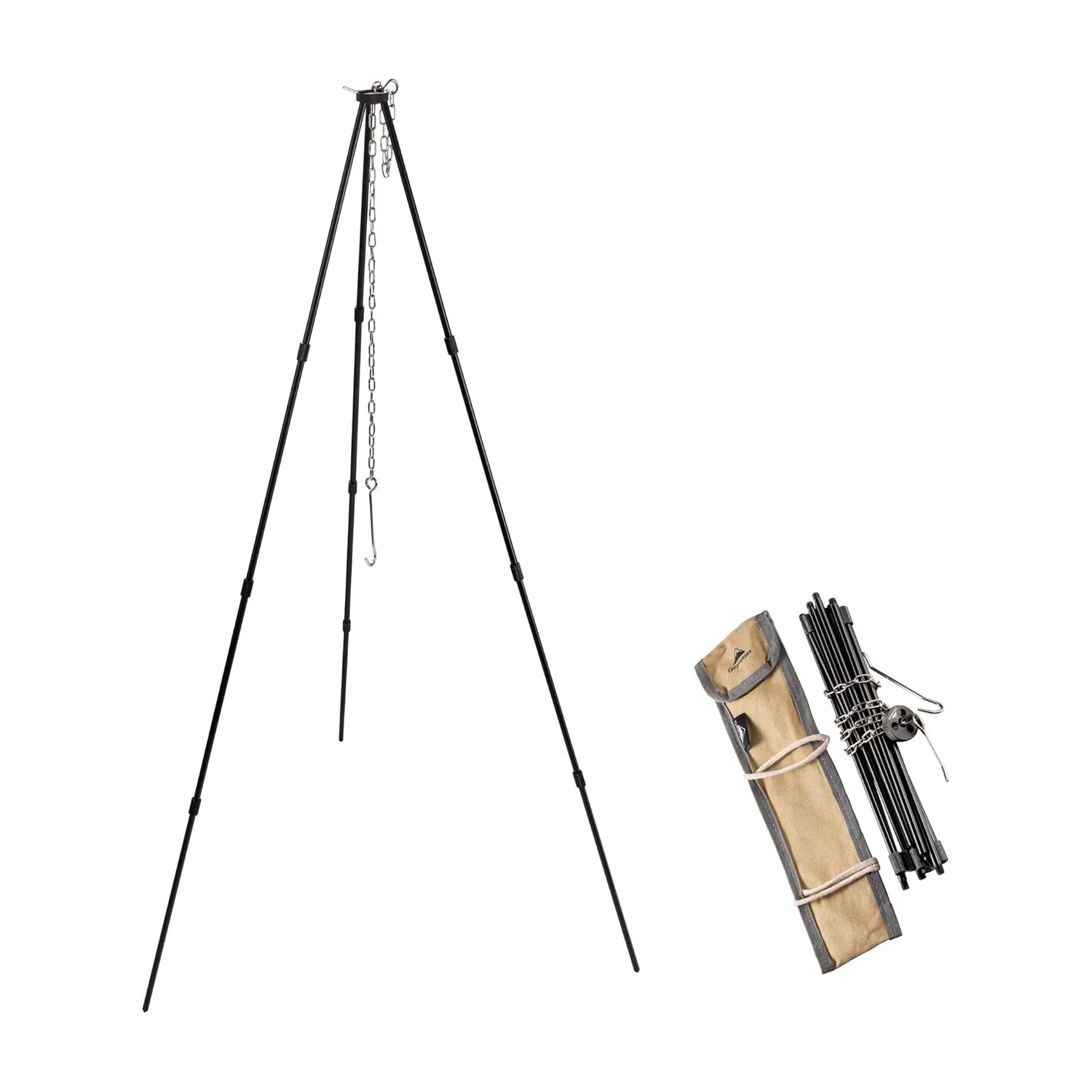 Camping Moon 41.34-inch Height Light Weight Portable Camping Tripod 2026