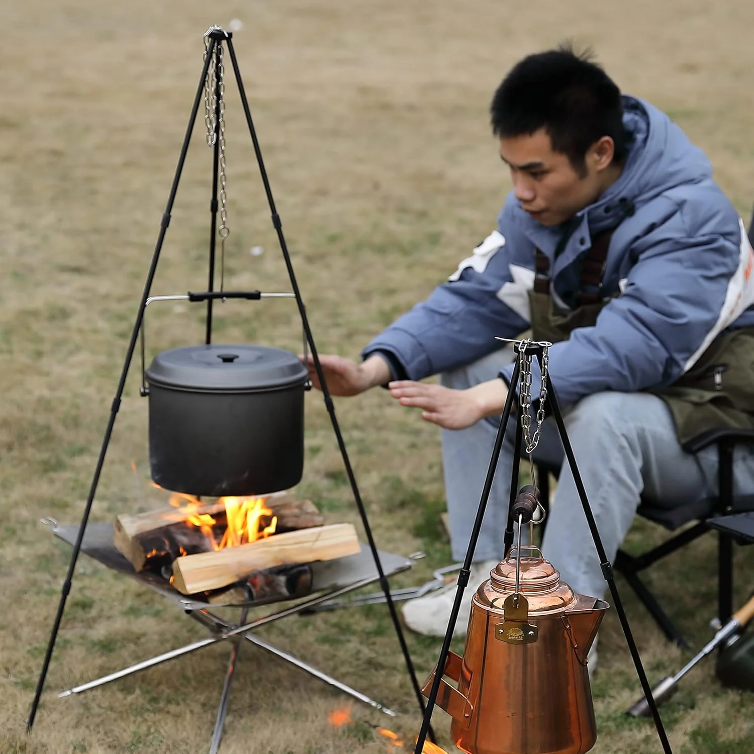 Camping Moon 41.34-inch Height Light Weight Portable Camping Tripod 2026 - Image 6