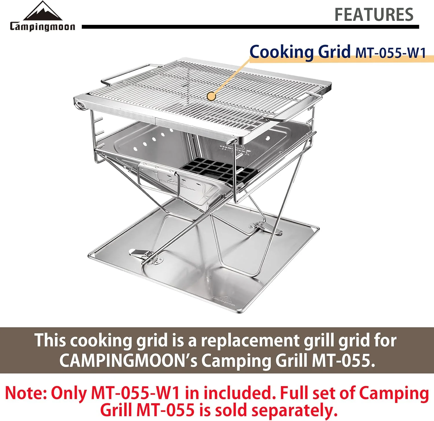 Camping Moon Camping Cooking Grill for MT-055 2026 - Image 4