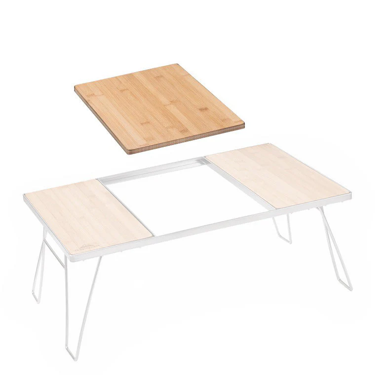 Camping Moon CK-P25 Bamboo IGT Table Top Bridge Plate for Iron Grill Table Systems 2026