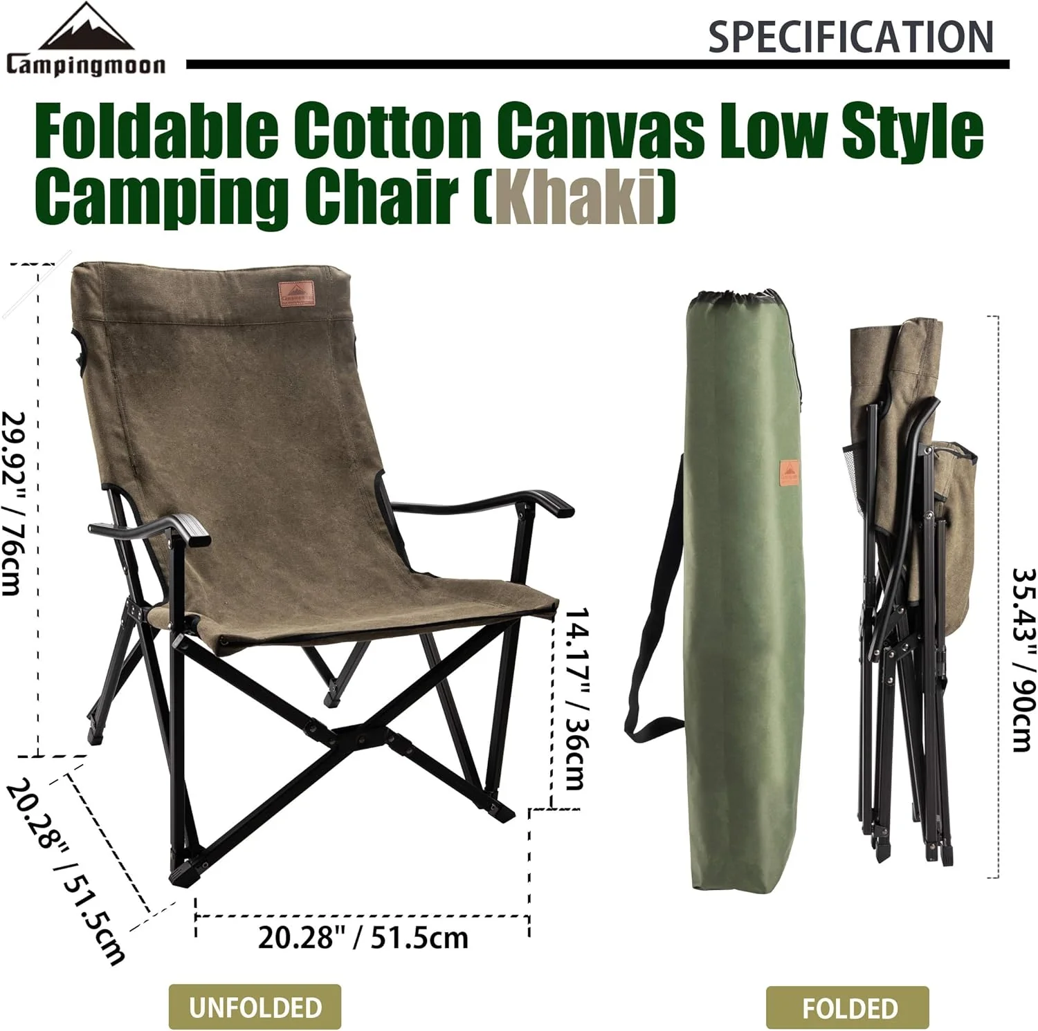 Camping Moon Foldable Low Camping Chair 2026 - Image 4