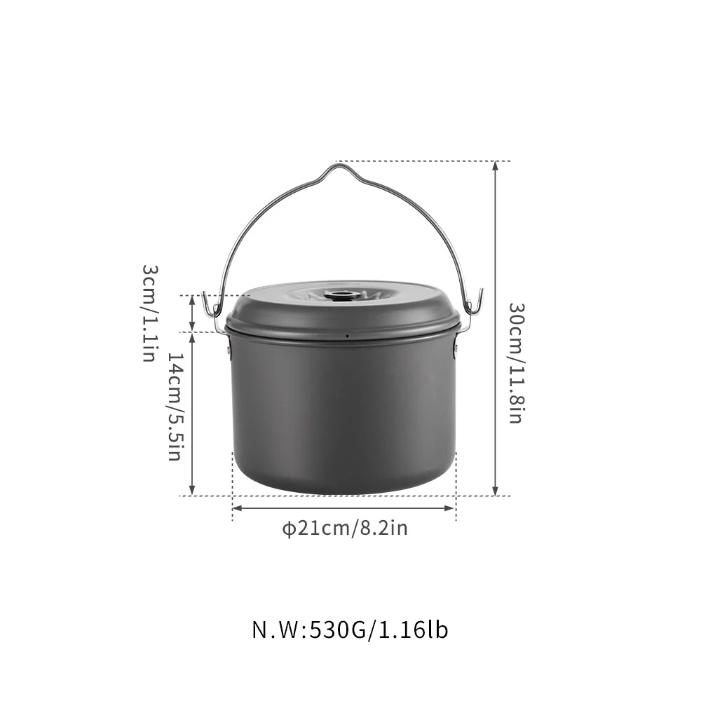 Camping Moon MC-230 4-Quart Portable Camping Pot 2026 - Image 2