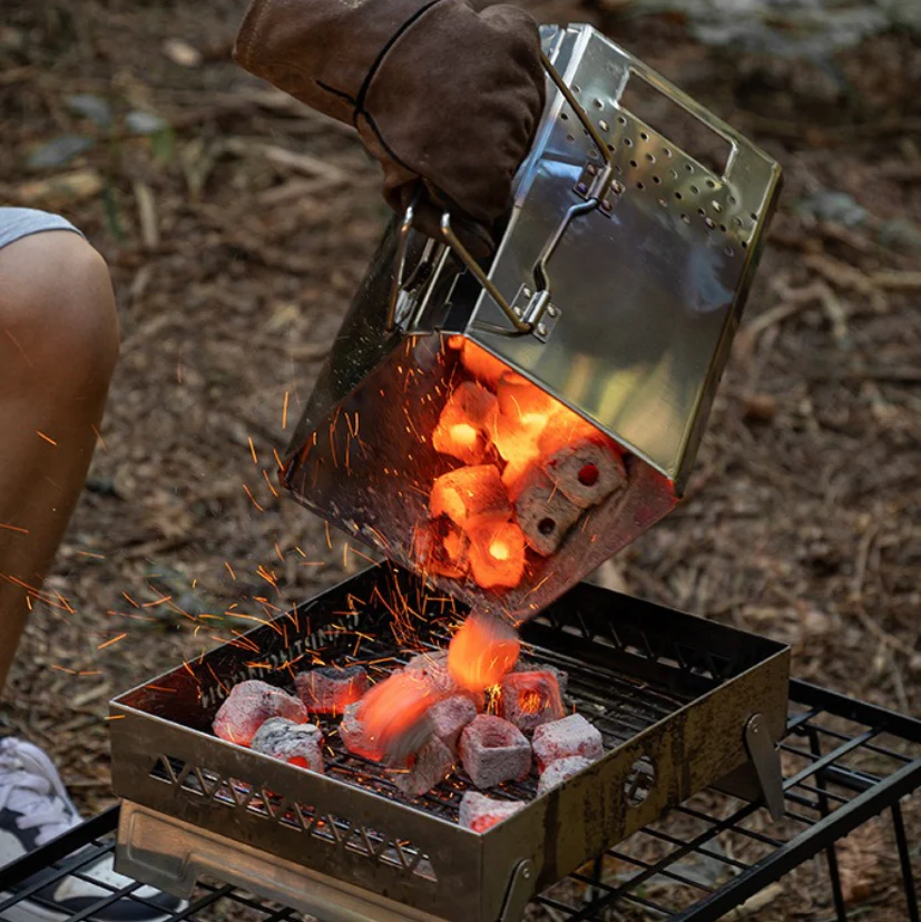 Camping Moon MT-18 Portable Charcoal Chimney Starter 2026 - Image 2