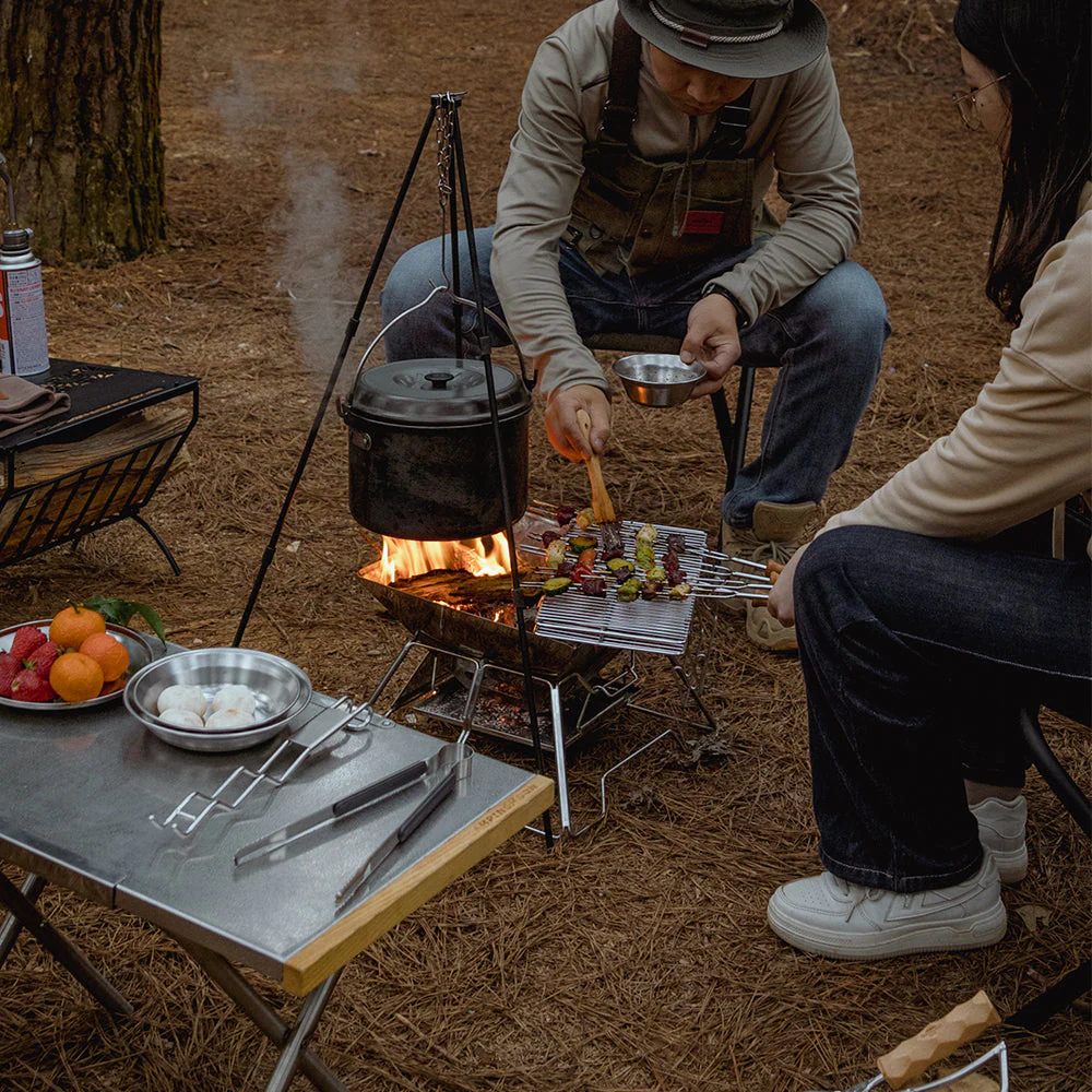 Camping Moon MT-2 Portable Stainless Steel Camping Grill 2026 - Image 4