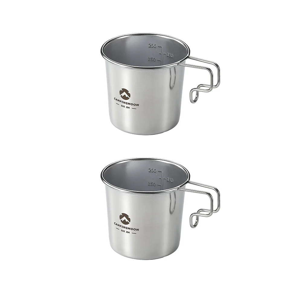 Camping Moon S-190 304 Stainless Steel Small Beer Mug 2026