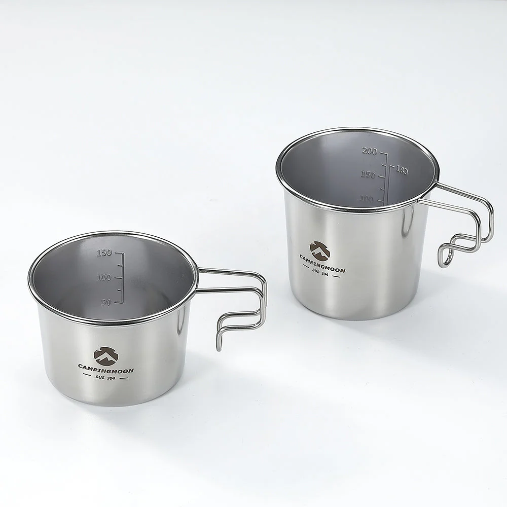 Camping Moon S-190 304 Stainless Steel Small Beer Mug 2026 - Image 3