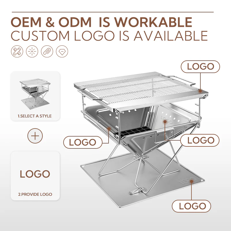 Campingmoon 14In Foldable Grill MT-045 2026 - Image 6