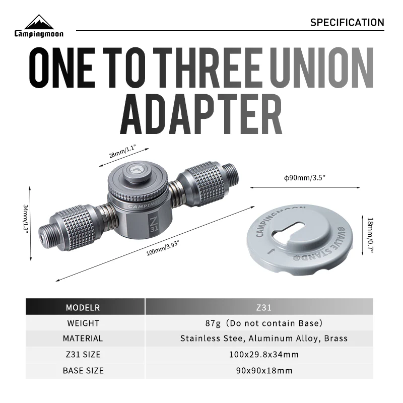 Campingmoon 3-Way Adapter Z31 2026 - Image 5