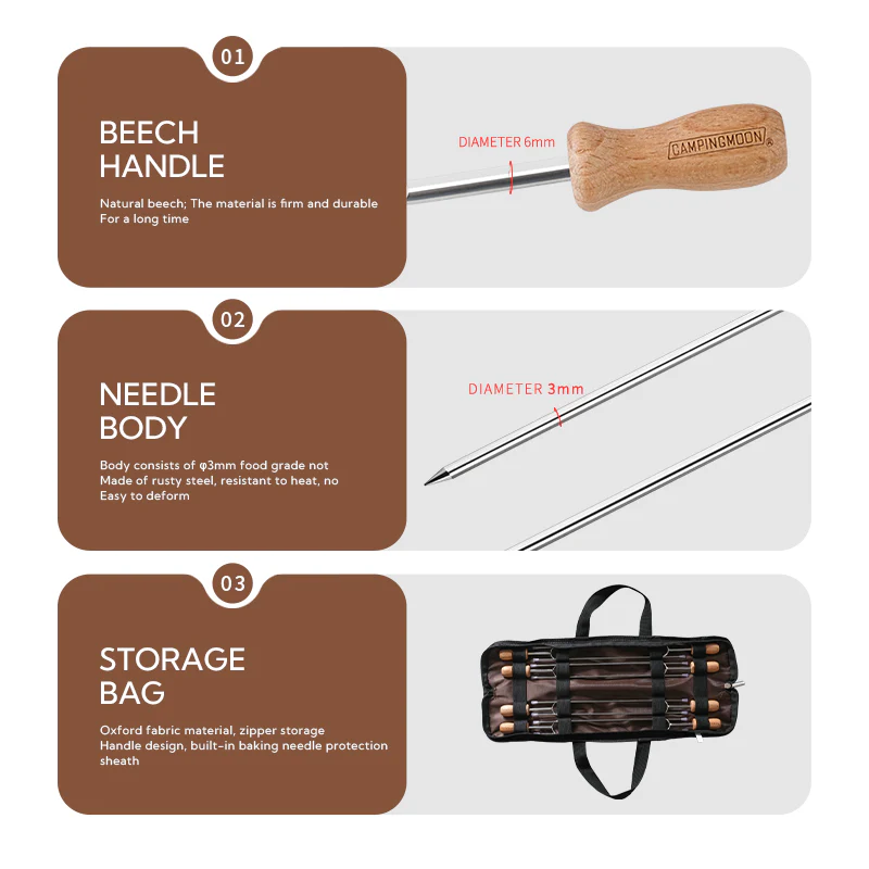 Camping Moon 8-In-1 Grill Fork - Image 6