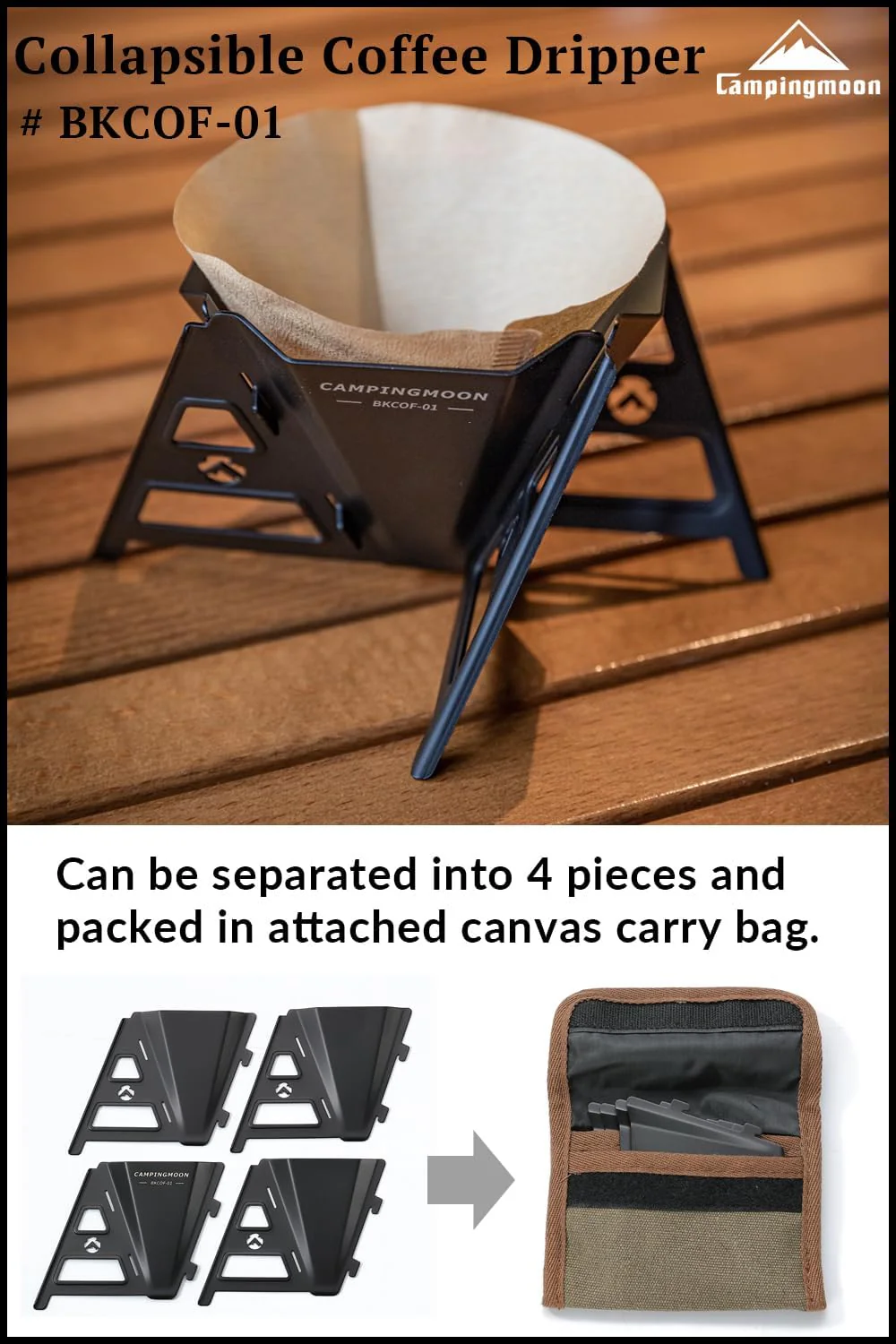Campingmoon Black Dripper BKCOF-01 2026 - Image 3