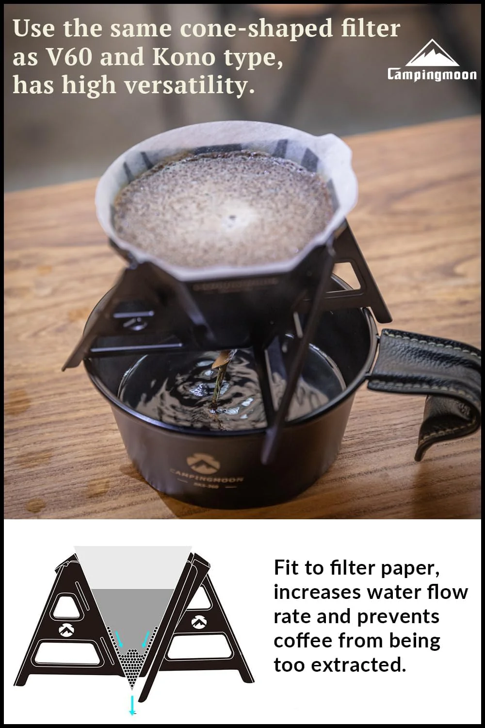 Campingmoon Black Dripper BKCOF-01 2026 - Image 5