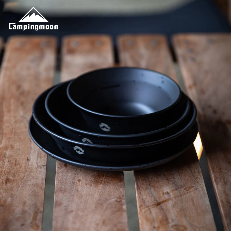 Campingmoon Black Plates Set BKS395-1S 2026 - Image 2