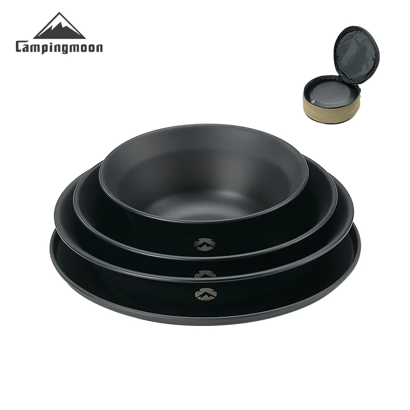 Campingmoon Black Plates Set BKS395-1S 2026 - Image 3