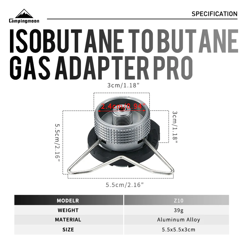 Campingmoon Butane Adapter Z10 2026 - Image 5