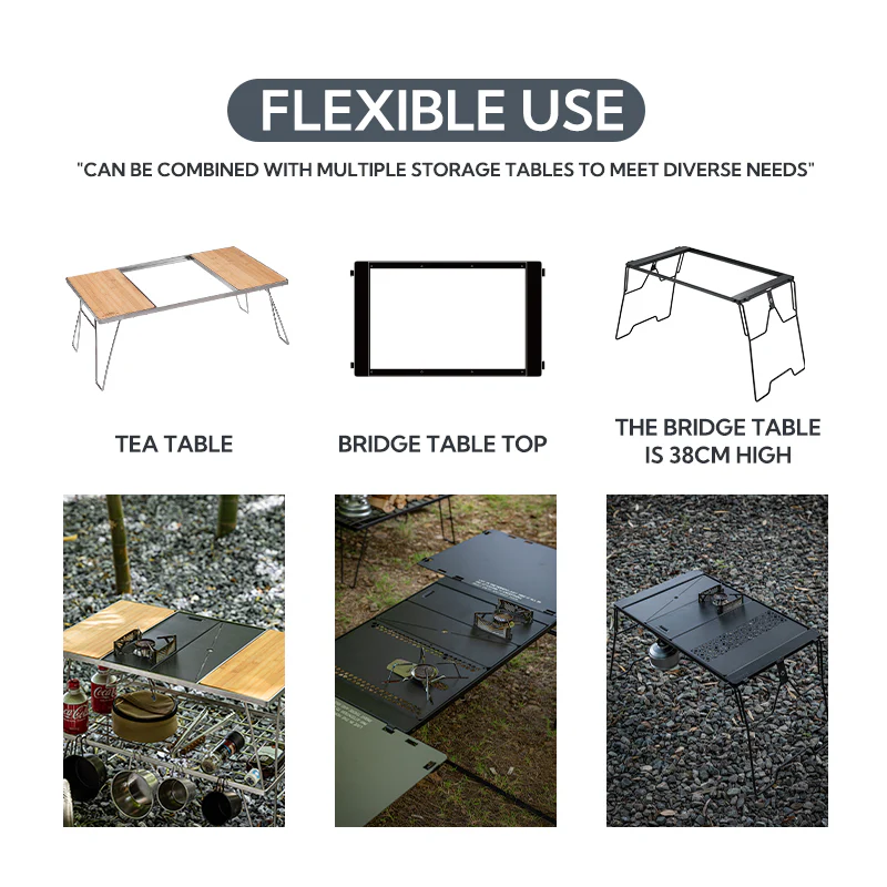 Campingmoon GT-3 CK-12 IGT Table Stove Support Unit 2026 - Image 6