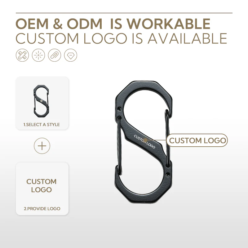 Campingmoon Carabiner Clips – 2Pcs 2026 - Image 7