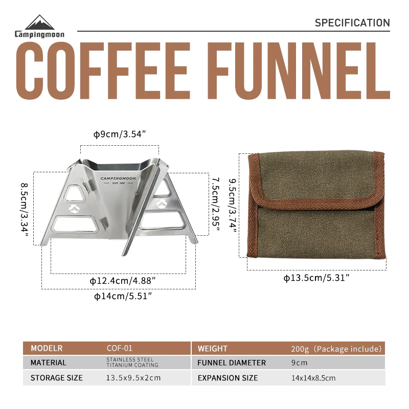 Campingmoon Coffee Dripper COF-01 - Image 4