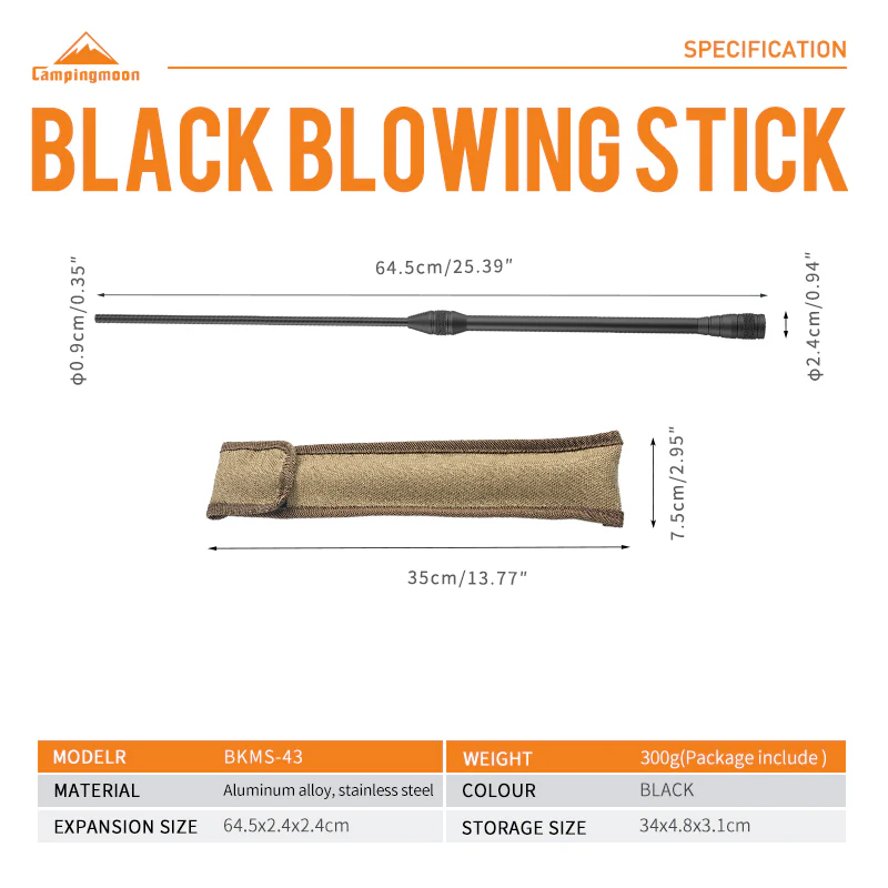Camping Moon Fire Blowing Stick BKMS-43 - Image 6