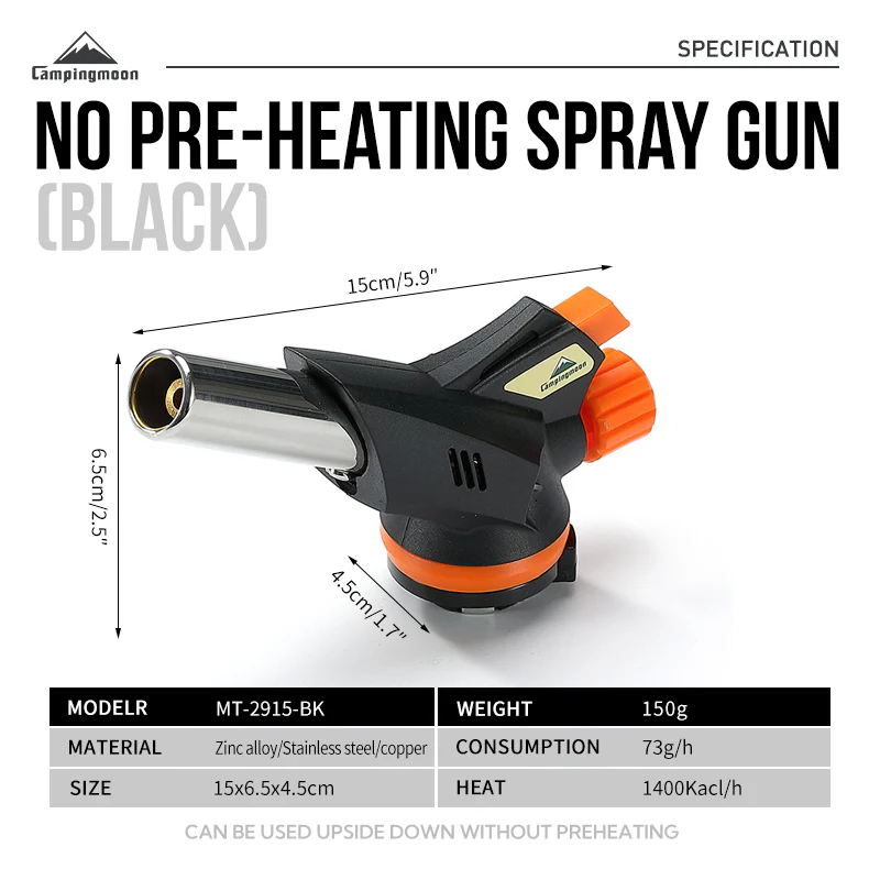 Campingmoon Flame Torch MT-2915-BK 2026 - Image 4