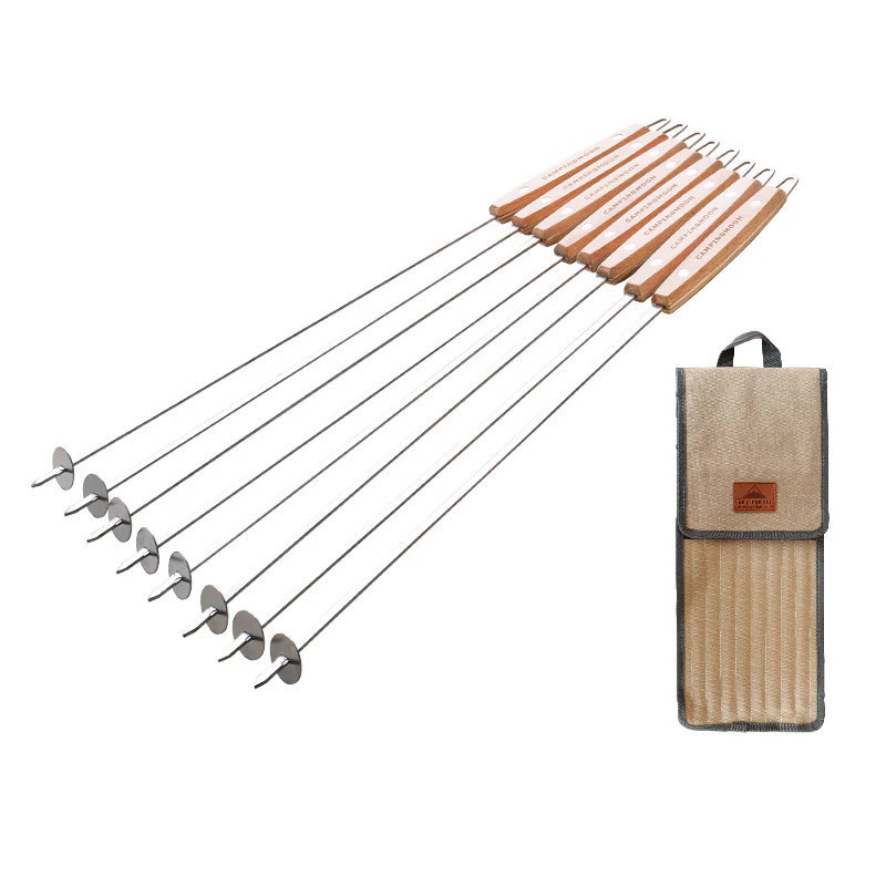 Camping Moon Flat Baking Pins – 8Pcs K-480 - Image 8