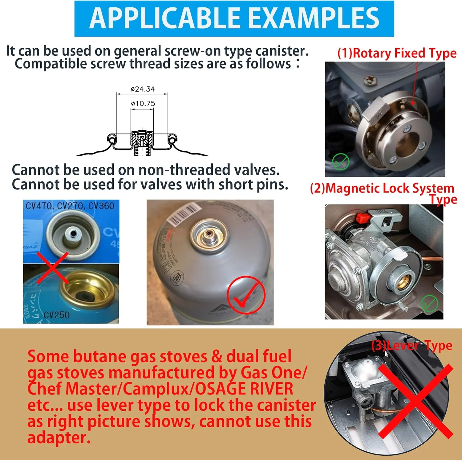 Camping Moon Gas Adapter Z13M - Image 5