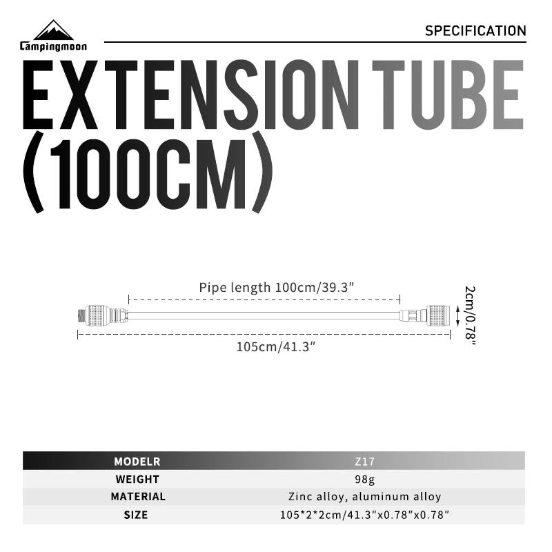 Camping Moon Gas Hose 42In Z17 - Image 3