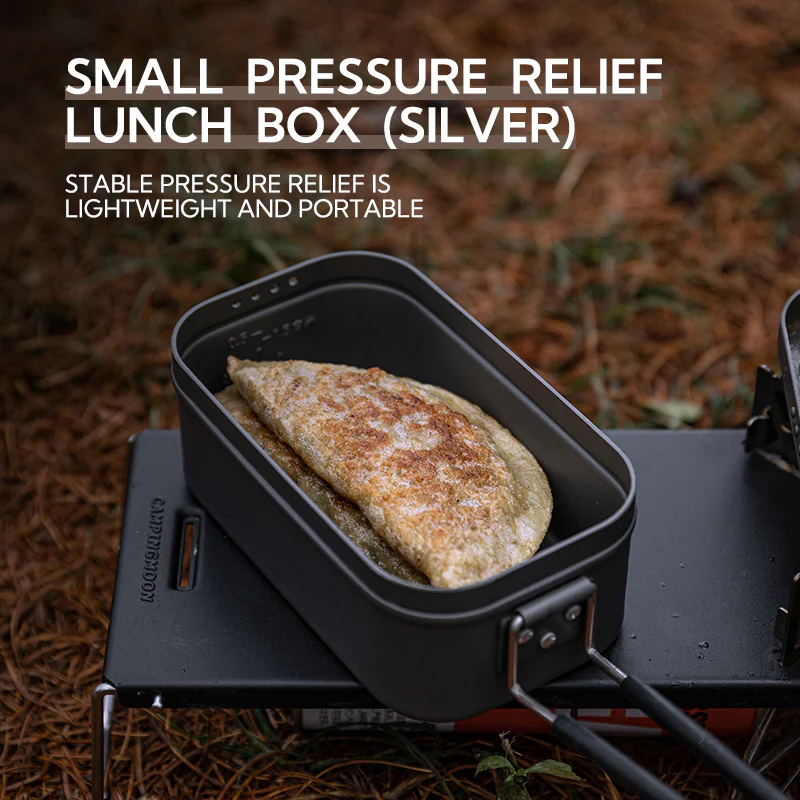 Camping Moon Gray Tin 0.65L H-1609 - Image 4