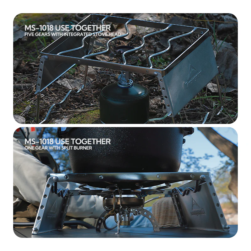Camping Moon Grill + Windscreen MS-1018-SW - Image 3