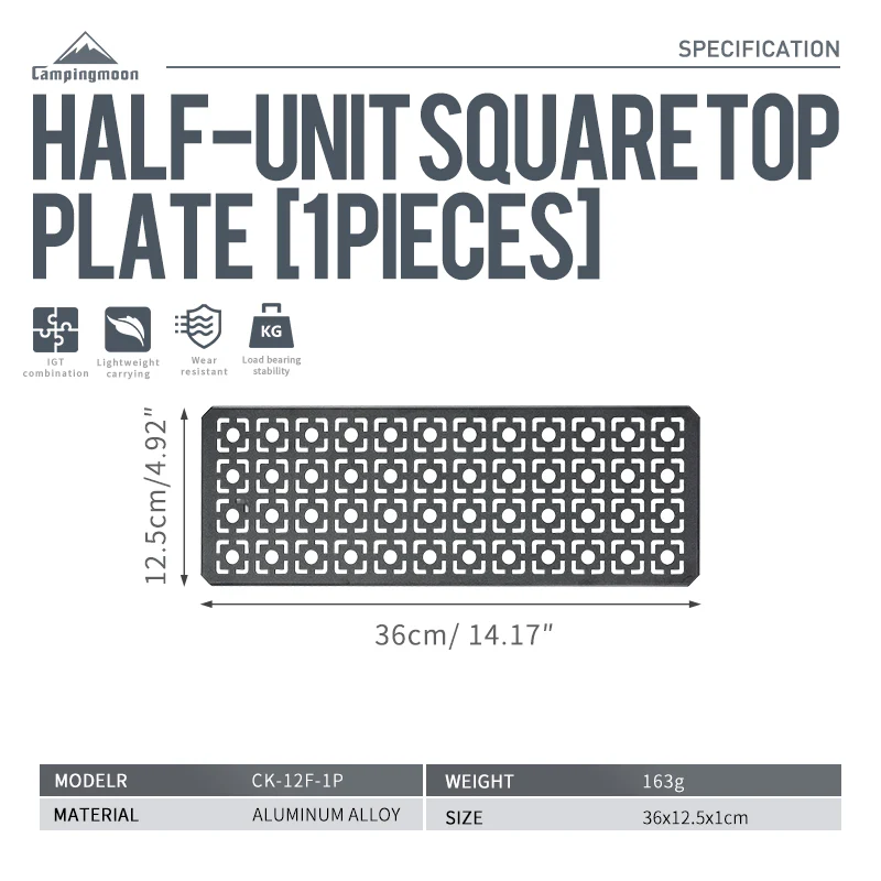 Camping Moon IGT Half-Unit Top Board CK-12F - Image 3