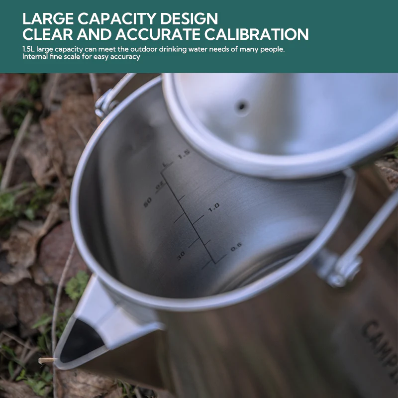 Campingmoon SW-6 Incineration 1.8L Kettle 2026 - Image 4